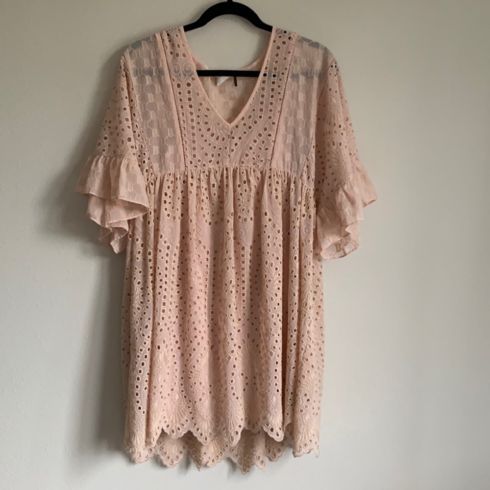 AKEMI + KIN Brooke Eyelet Dress